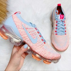 Nike Air Vapormax Flyknit 3 Orange Pulse Blue
